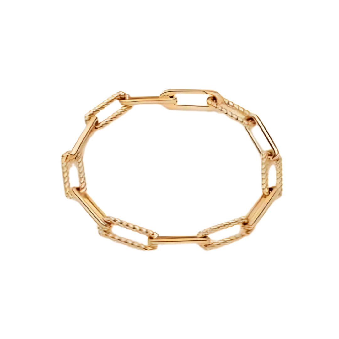 Link Chain Gold Polish Bracelet