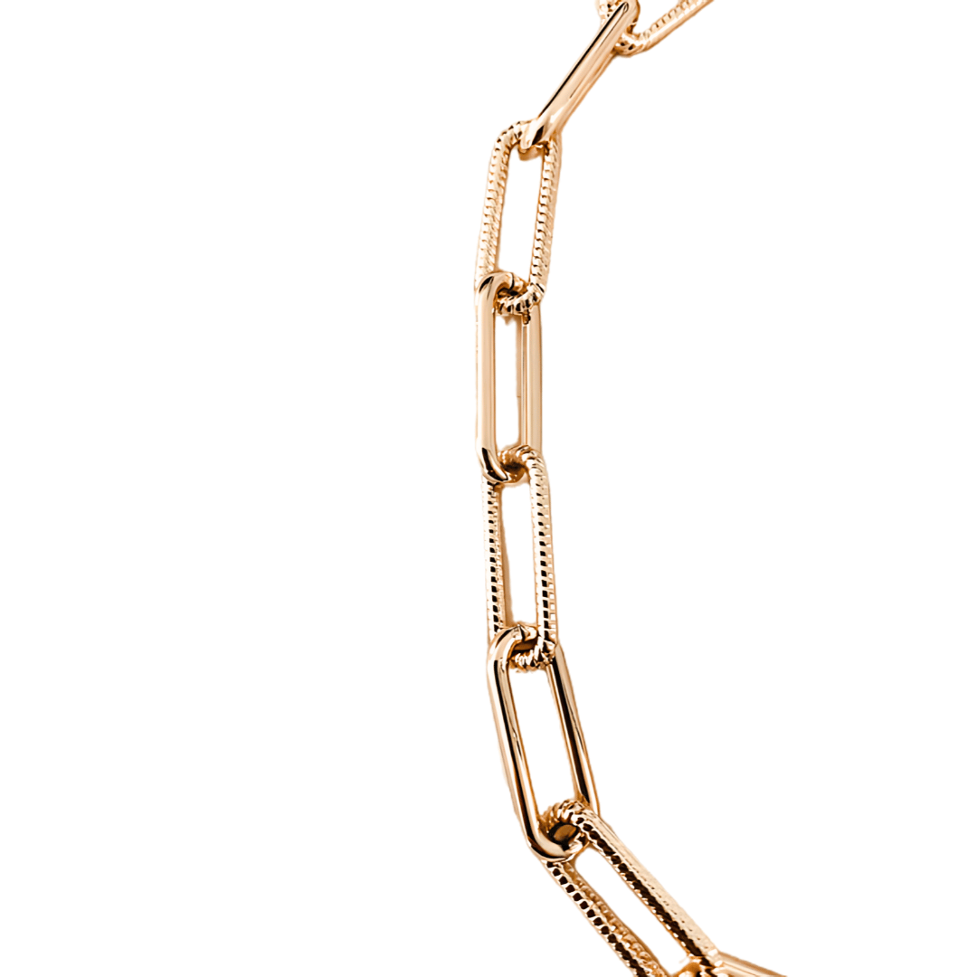 Link Chain Gold Polish Bracelet